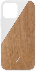 Изображение товара Накладка  Native Union Clic Wooden для Apple iPhone 12 mini белый/коричневый