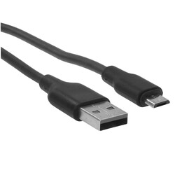 Изображение товара Кабель круглый Pro Legend micro USB - USB 2.0 Type-A черный 1 м