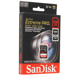 Изображение товара Карта памяти SanDisk Extreme Pro SDXC 128 ГБ [SDSDXXD-128G-GN4IN]
