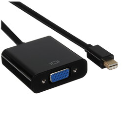 Изображение товара Переходник однонаправленный Aceline mini DisplayPort - VGA, 0.2 м