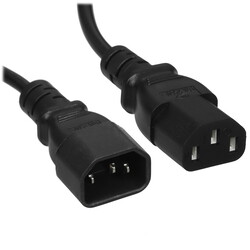 Изображение товара Кабель питания Telecom IEC C13 - IEC C14