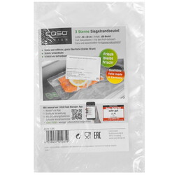 Изображение товара Пакеты для вакуумного упаковщика CASO 3 Sterne 20*30