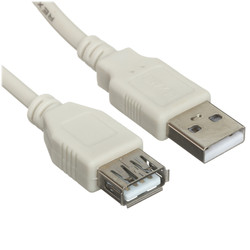 Изображение товара Кабель Rexant USB Type-A - USB Type-A серый 1.8 м