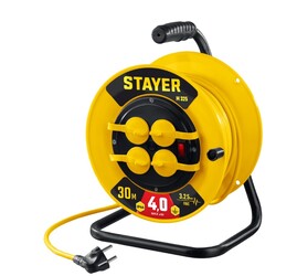 Изображение товара Удлинитель силовой Stayer М-325 желтый