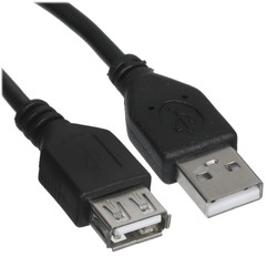 Изображение товара Кабель GoPower USB Type-A - USB Type-A черный 1.5 м