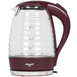 Изображение товара Электрочайник Atlanta ATH-2467 бордовый