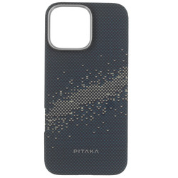 Изображение товара Накладка  Pitaka Tactile Woven Case для Apple iPhone 16 Pro Max синий/голубой