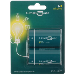 Изображение товара Батарейка FinePower D (LR20/R20/ER34615)