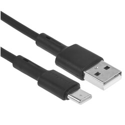 Изображение товара Кабель плоский Borofone USB Type-C - USB 2.0 Type-A черный 1 м