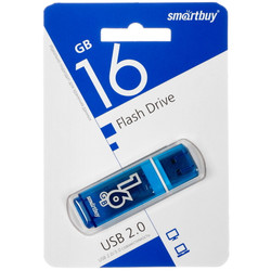 Изображение товара Память USB Flash 16 ГБ Smartbuy Glossy [SB16GBGS-B]