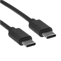 Изображение товара Кабель круглый Гарнизон USB Type-C - USB Type-C черный 1 м