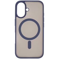 Изображение товара Накладка  uBear Cloud Mag Case для Apple iPhone 16 синий/прозрачный