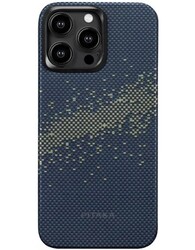 Изображение товара Накладка  Pitaka MagEZ Case 4 для Apple iPhone 15 Pro желтый/синий