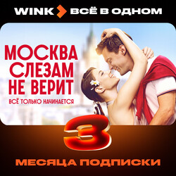 Изображение товара Подписка на медиасервис Wink Всё в одном на 3 месяца