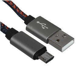 Изображение товара Кабель круглый REXANT micro USB - USB 2.0 Type-A синий 1 м