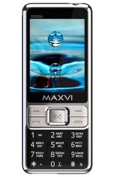 Изображение товара Сотовый телефон Maxvi X900c черный/серебристый