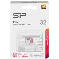 Изображение товара Карта памяти Silicon Power Elite microSDHC 32 ГБ [SP032GBSTHBV1V20]