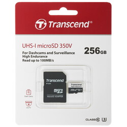 Изображение товара Карта памяти Transcend High Endurance 350V microSDXC 256 ГБ [TS256GUSD350V]