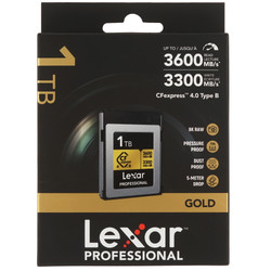 Изображение товара Карта памяти Lexar CFexpress CFexpress Card Type B 1000 ГБ [LCXEXP4001T-RNENG]