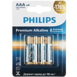 Изображение товара Батарейка Philips Premium AAA (LR03/FR03)