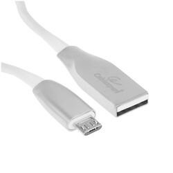 Изображение товара Кабель плоский Cablexpert micro USB - USB 2.0 Type-A белый 1.8 м