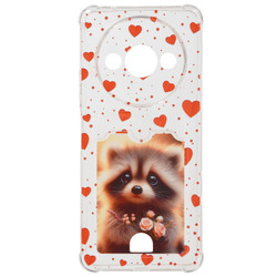 Изображение товара Накладка  Zibelino Silicone Card Holder для Xiaomi Redmi A3/ A3x/ POCO C61 прозрачный