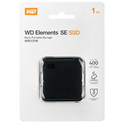 Изображение товара 1000 ГБ Внешний SSD WD Elements SE [WDBAYN0010BBK-CESN]