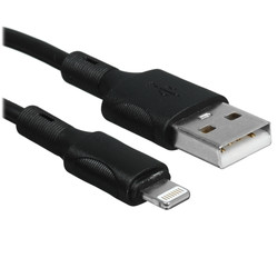 Изображение товара Кабель Leef Lightning 8-pin - USB Type-A черный 1 м