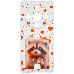 Изображение товара Накладка  Zibelino Silicone Card Holder для HONOR X9b прозрачный