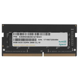 Изображение товара Оперативная память SODIMM Apacer [ES.08G2V.GNH] 8 ГБ