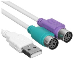 Изображение товара Кабель DEXP USB 2.0 Type-A - PS/2 x2