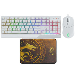 Изображение товара Игровой набор MSI VIGOR GK30 BUNDLE белый