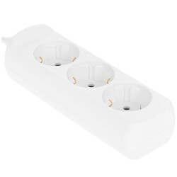 Изображение товара Удлинитель ЭРА UX-3e-3m белый