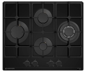 Изображение товара Газовая варочная поверхность Meferi MGH604BK GLASS ULTRA