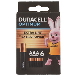 Изображение товара Батарейка Duracell Optimum AAA (LR03/FR03)