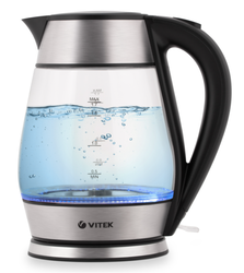 Изображение товара Электрочайник Vitek VT-7037 TR серебристый