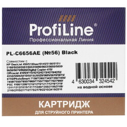 Изображение товара Картридж ProfiLine PL-C6656A (№56) черный