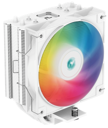 Изображение товара Кулер для процессора DEEPCOOL AG400 WH ARGB [R-AG400-BKANMC-G-2] белый