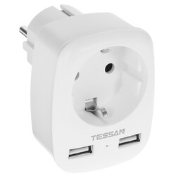 Изображение товара Адаптер питания Tessan TS-611-DE серый