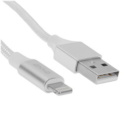 Изображение товара Кабель круглый AXXA Lightning 8-pin - USB 2.0 Type-A белый 1 м