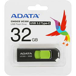 Изображение товара Память OTG USB Flash 32 ГБ ADATA UC300 [ACHO-UC300-32G-RBK/GN]