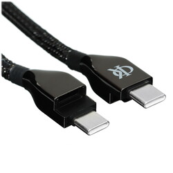 Изображение товара Кабель круглый BY USB Type-C - USB Type-C черный 1 м