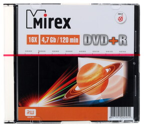 Изображение товара DVD-диск Mirex DVD+R