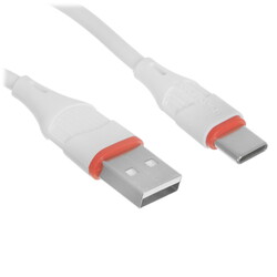 Изображение товара Кабель круглый Borofone USB Type-C - USB 2.0 Type-A белый 1 м