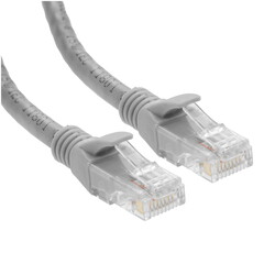 Изображение товара Патч-корд ExeGate UTP-RJ45-RJ45-C6-CU-1M-GY