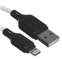 Изображение товара Кабель круглый Hoco Lightning 8-pin - USB 2.0 Type-A белый 1 м