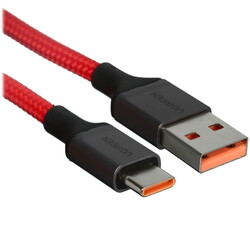 Изображение товара Кабель круглый Ugreen USB Type-C - USB 2.0 Type-A красный 1 м