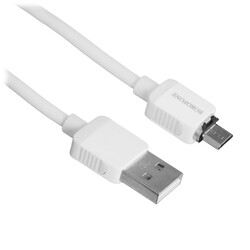 Изображение товара Кабель круглый Borofone micro USB - USB 2.0 Type-A белый 1 м