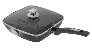 Изображение товара Сковорода-гриль Мечта Гранит с66802, 26 см черный