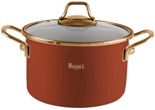 Изображение товара Кастрюля Rashel Gold R-03316 2.1 л 16 см оранжевый